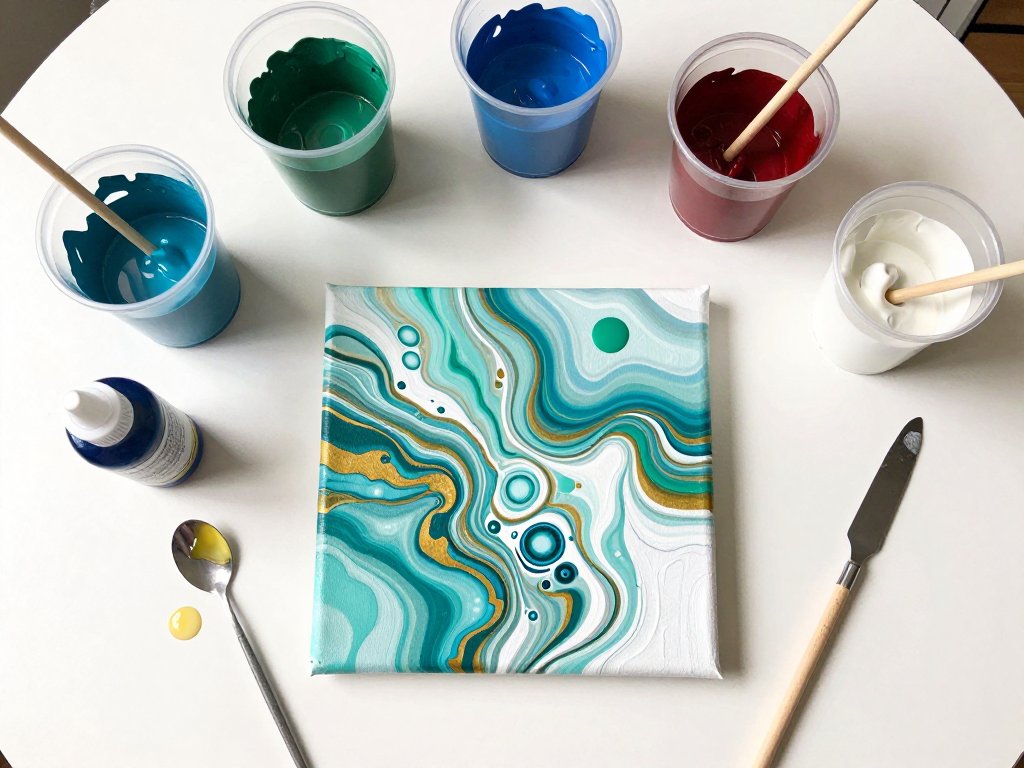 Acrylic Pouring for Beginners: Fluid Art Techniques