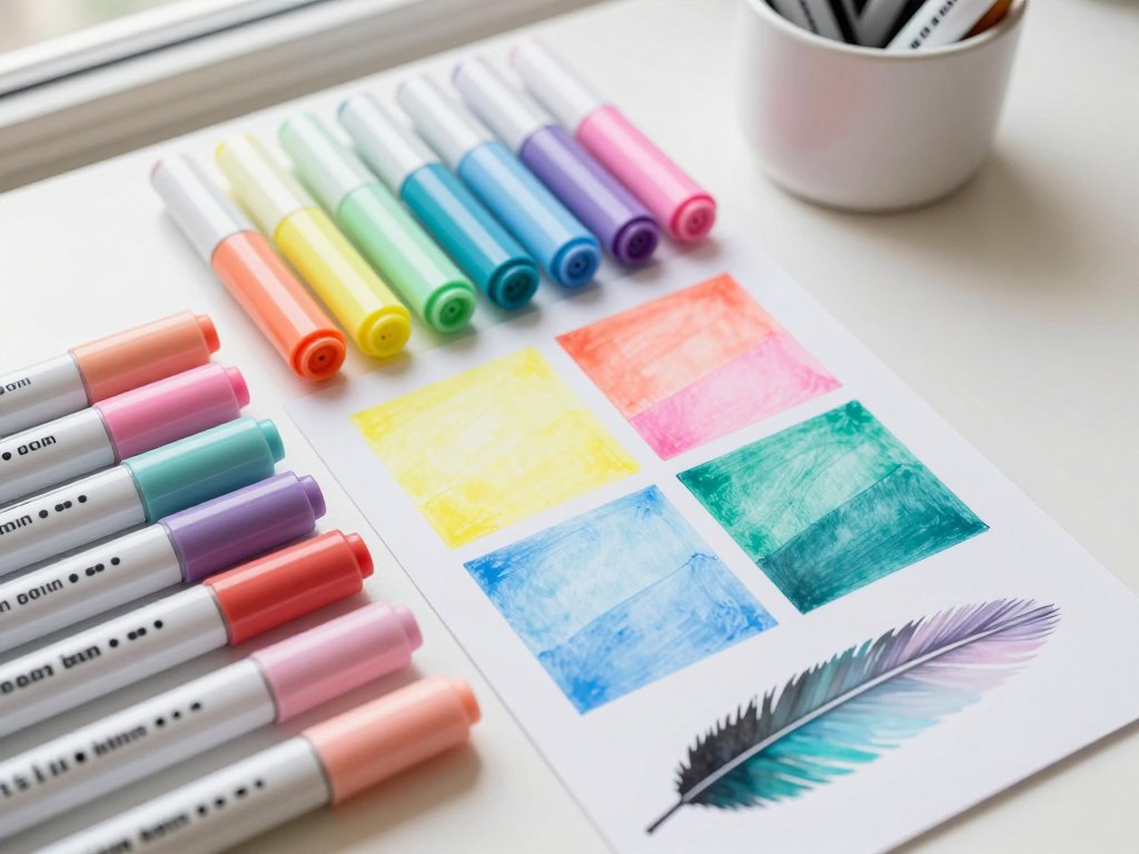 Alcohol Marker Blending for Beginners