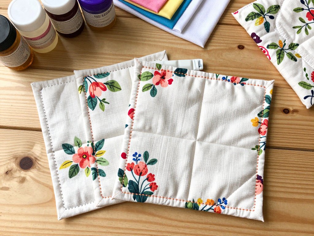 Hand-Quilted Coasters: A Beginner Sewing Project for the Home