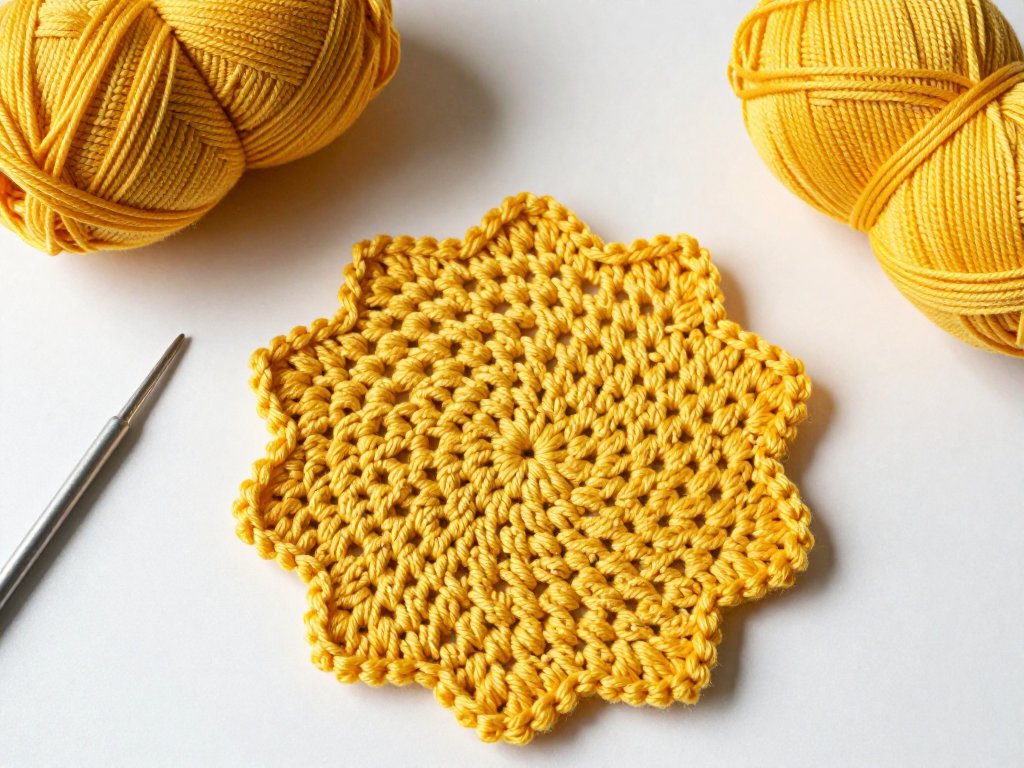 Easy Crochet Sun Coasters: A Quick Weekend Project