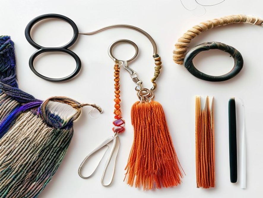 Yarn Tassel Keychain: A Fun Kid-Friendly Craft