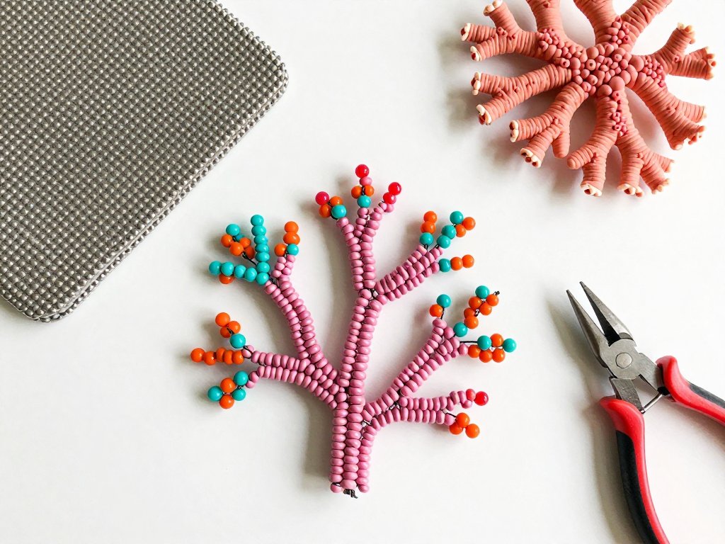 Beaded Coral Reef Decor: Ocean-Inspired Jewelry and Art
