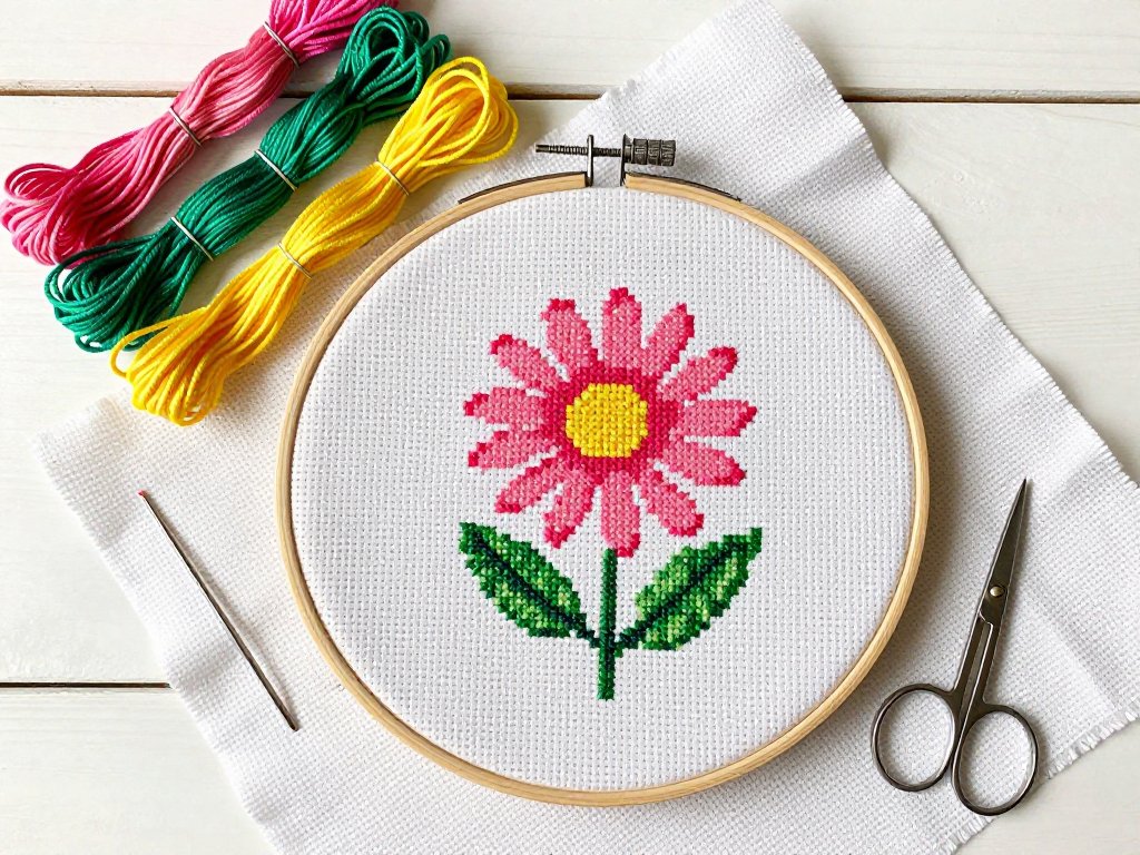 Cross Stitch Patterns: Easy Floral Designs for Beginners