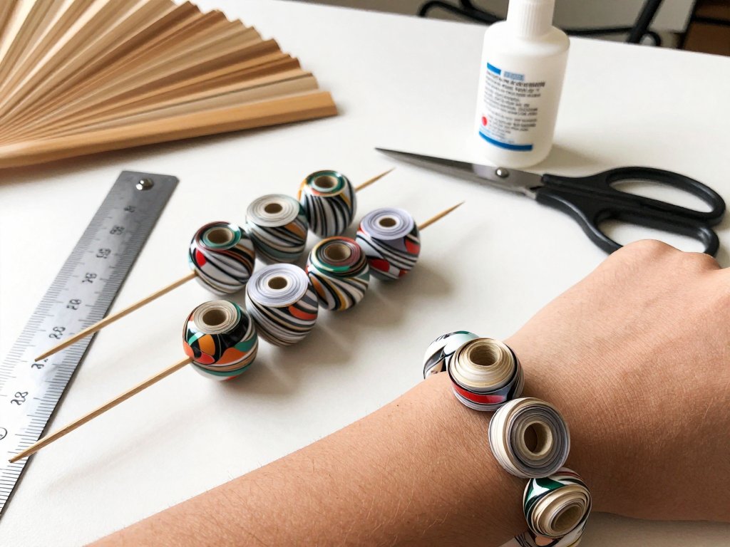 DIY Paper Beads: Recycled Jewelry From Paper