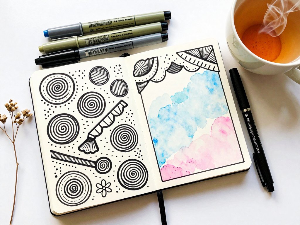 Doodle Art: Creative Sketching for Relaxation