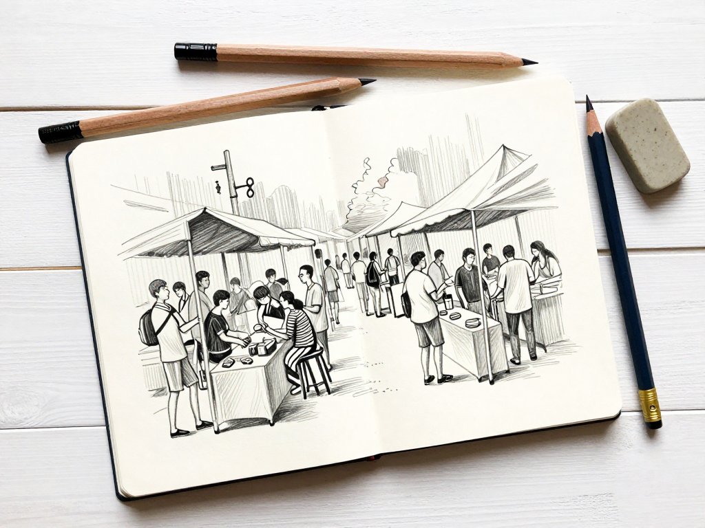 Drawing Crowded Scenes: 5 Ways for Beginners