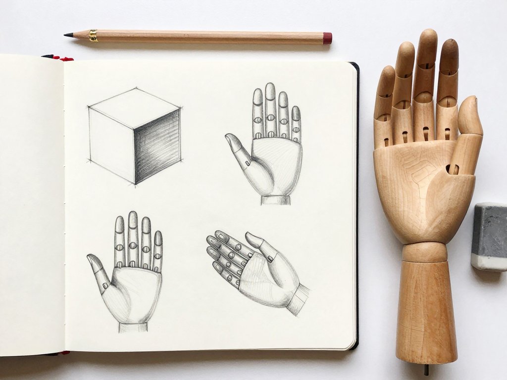 Drawing Hands: Simple Structure and Proportion
