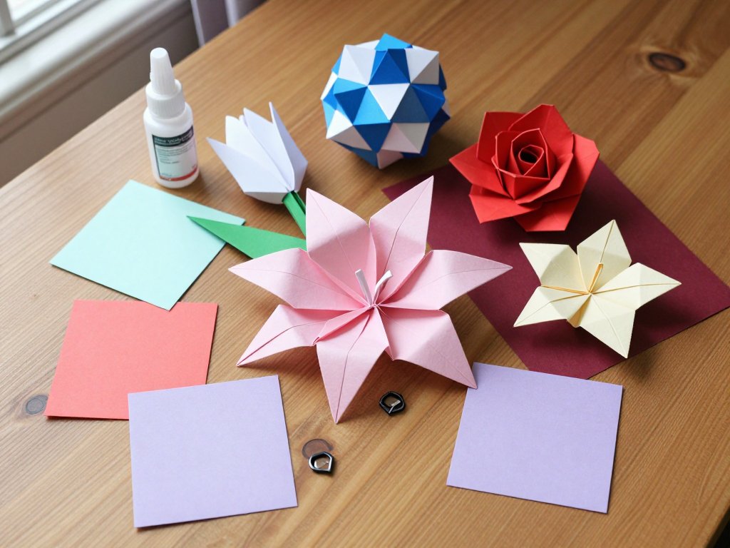 Easy Origami Flowers: Step-by-Step Tutorial