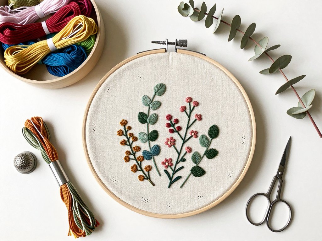 Embroidery Hoop Wall Art: Framed Stitch Projects