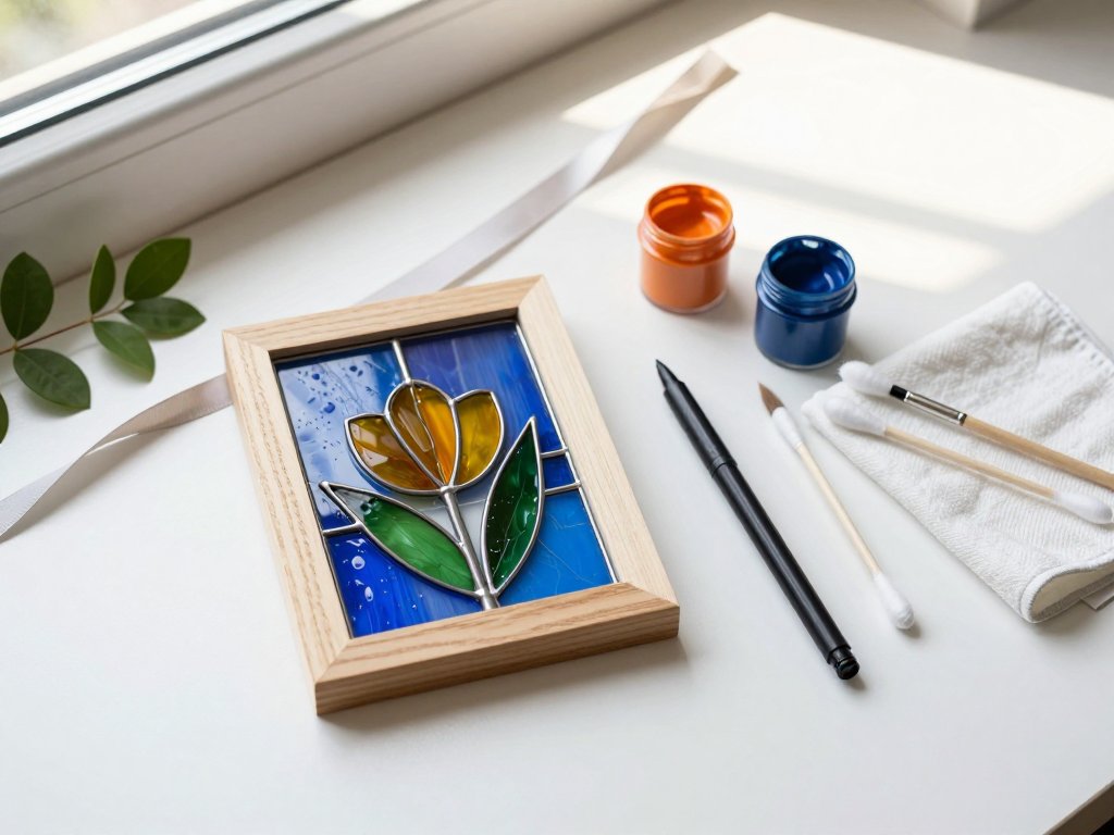 Faux Stained Glass Suncatchers for Beginners
