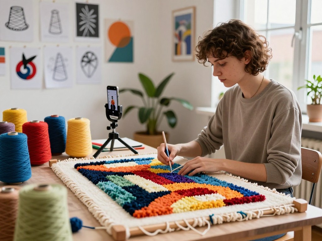 Rug Tufting: The TikTok Trend Reviving Traditional Craft