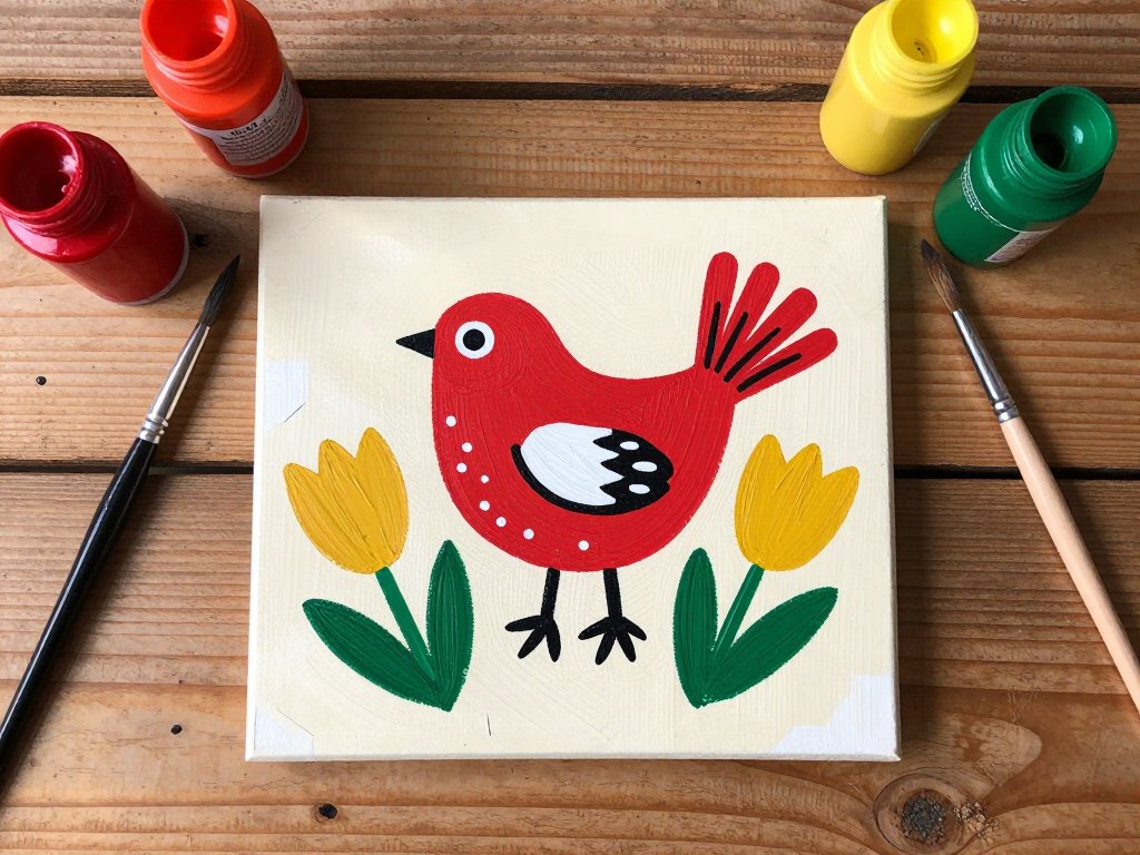Folk Art Painting for Beginners: Naive Style