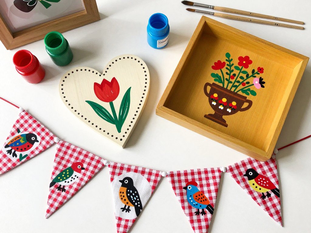 Folklectic Decor: DIY Handmade Folk Art Style