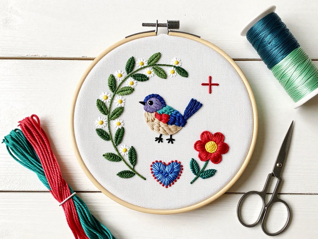 Hand Embroidery Stitches for Beginners