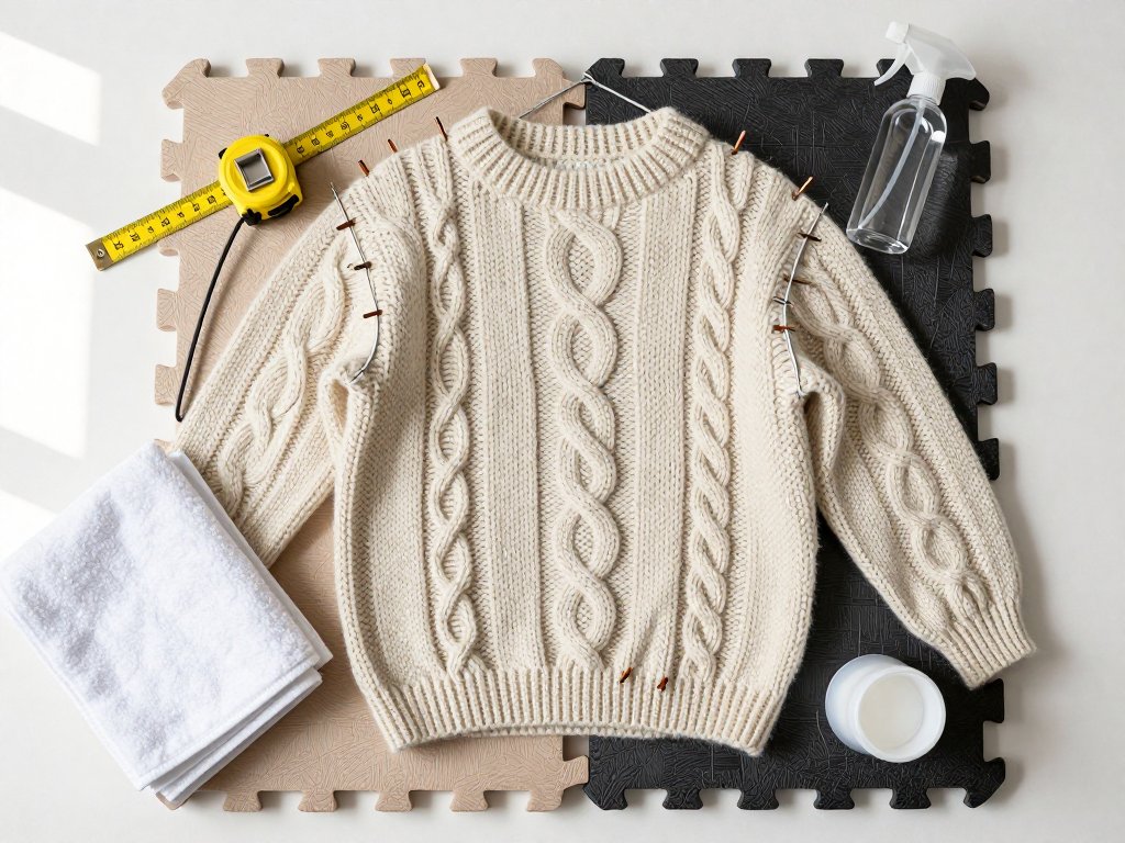 How to Block Knits: Shape Your Finished Projects