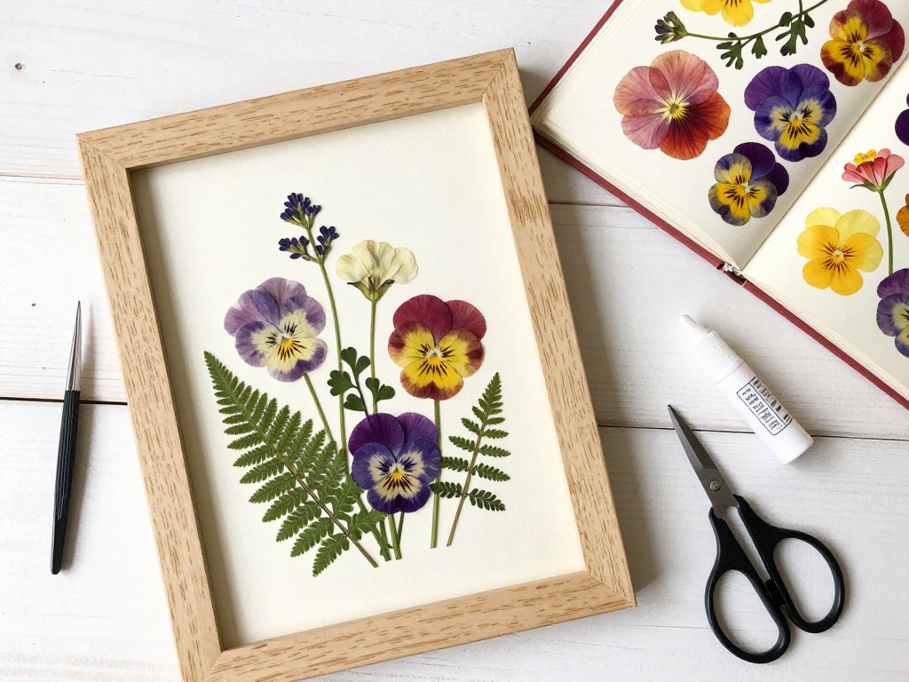 How to Make Pressed Flower Art: Summer Nature Craft