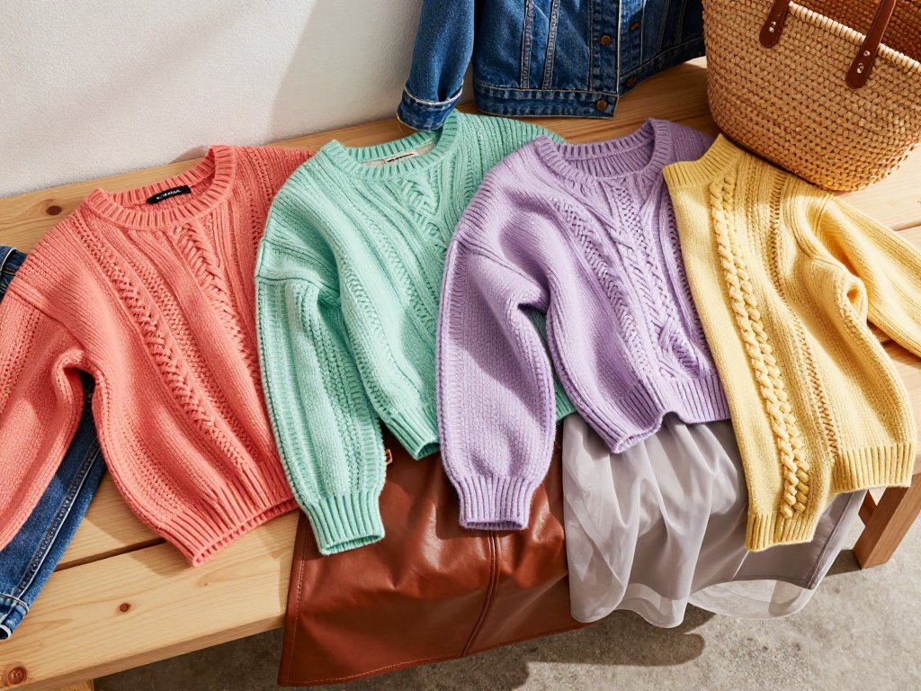 How to Style Colorful Knits for Spring 2026, According to Street Style