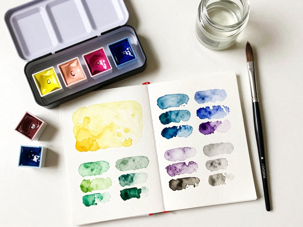 Limited Watercolor Palette: Beginner's Mixing Guide