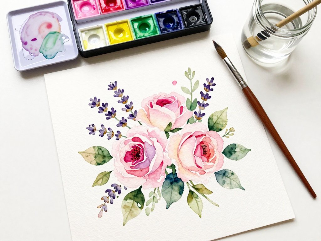 Loose Watercolor Florals: Paint Flowers with Ease