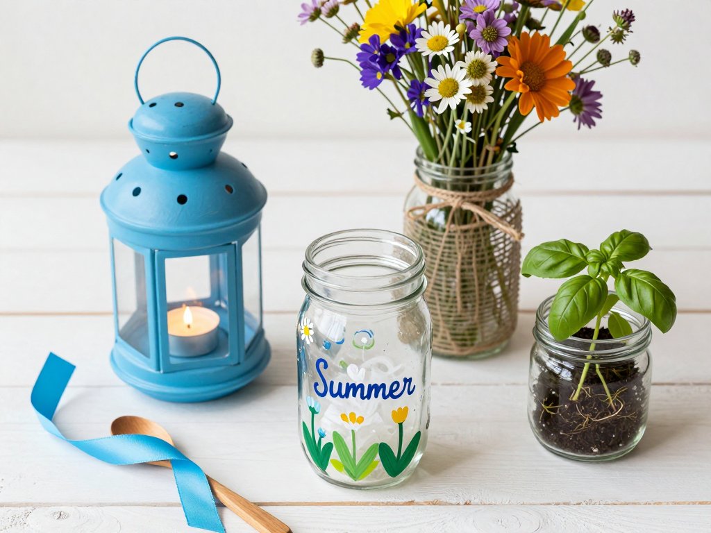 Mason Jar Crafts: Summer Decor and Gift Ideas