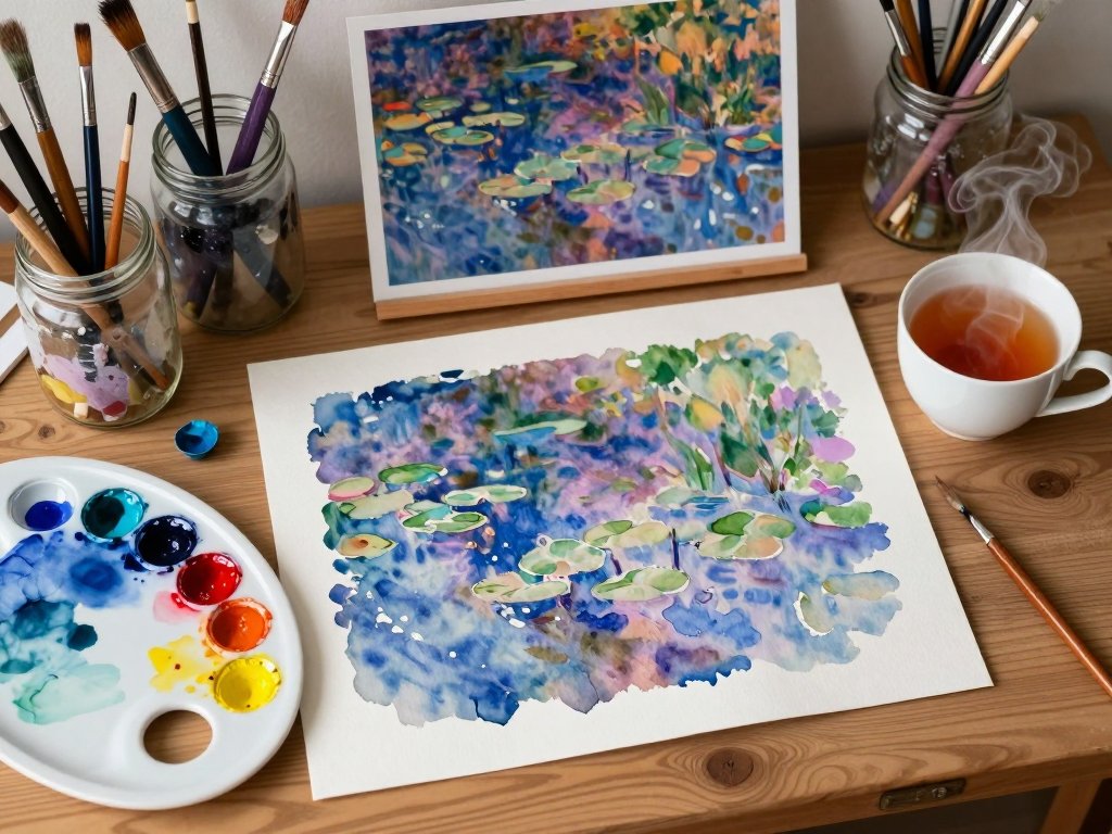Gilding the Lilypond: 4 Tips for Painting Monet-Worthy Water Scenes