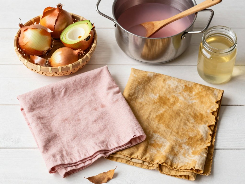 Natural Fabric Dyeing: Onion Skins and Avocado Pits