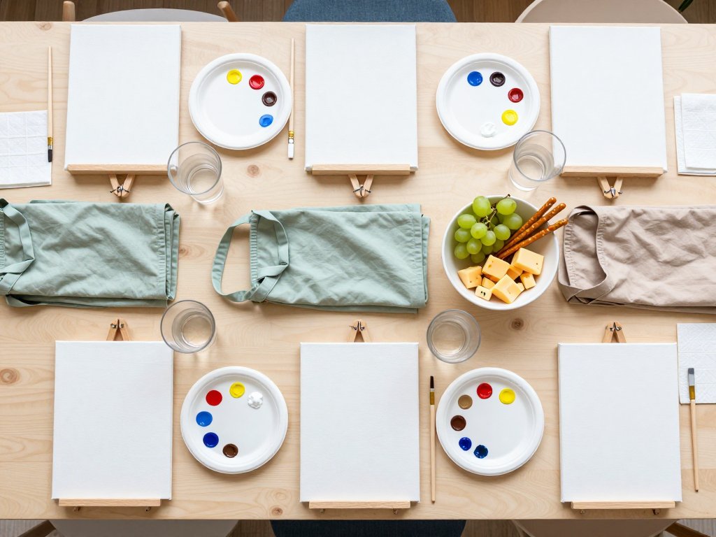 Paint and Sip at Home: Host a Beginner Paint Night
