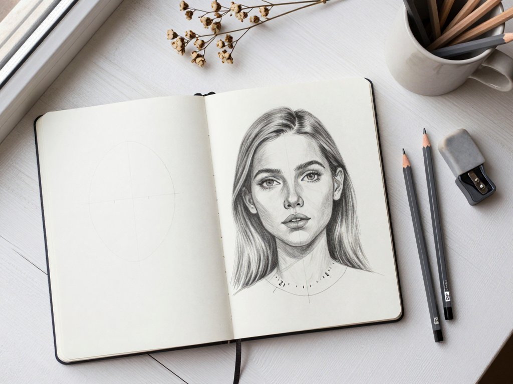 Portrait Drawing for Beginners: Face Proportions