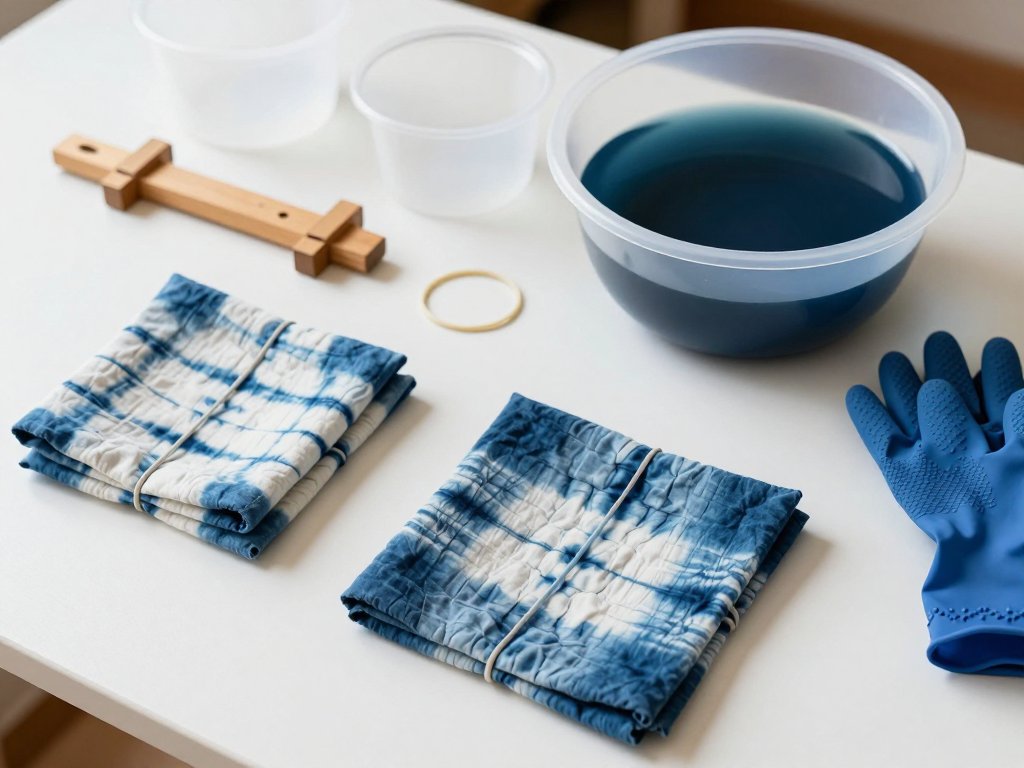 Shibori Fabric Dyeing: Fold and Tie Techniques