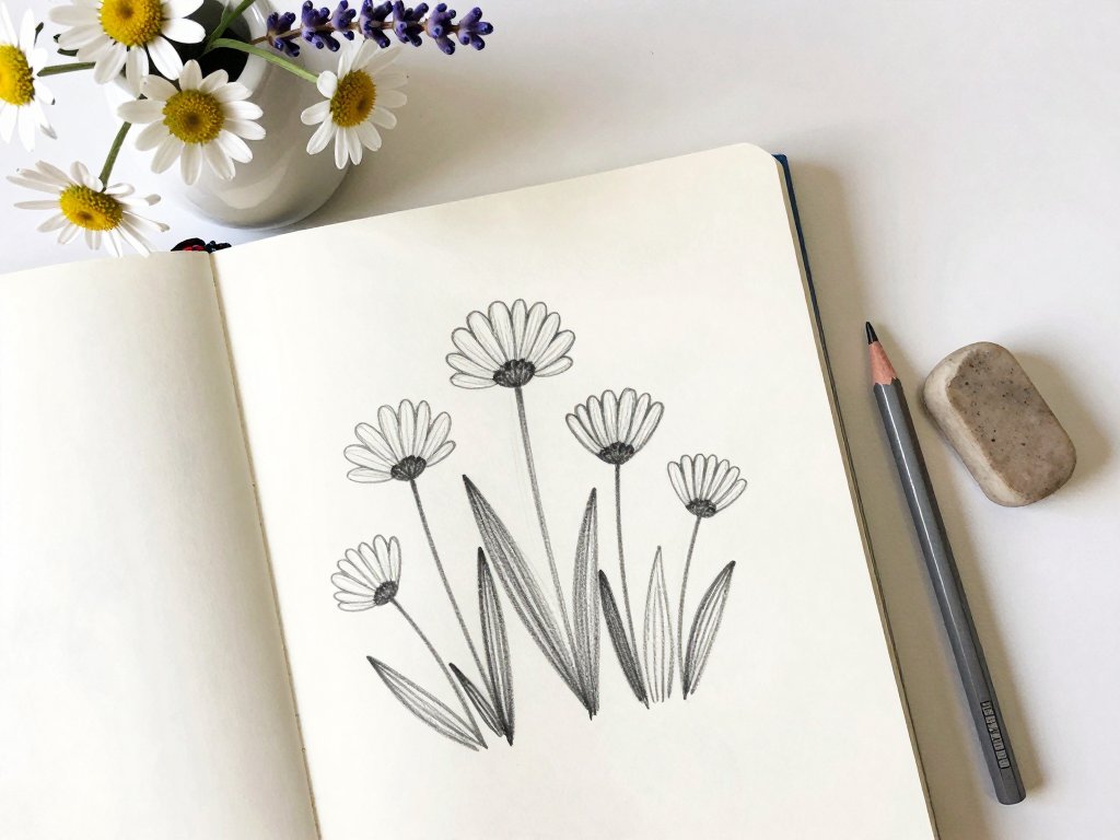 Sketching for Beginners: How to Draw Simple Flowers and Nature