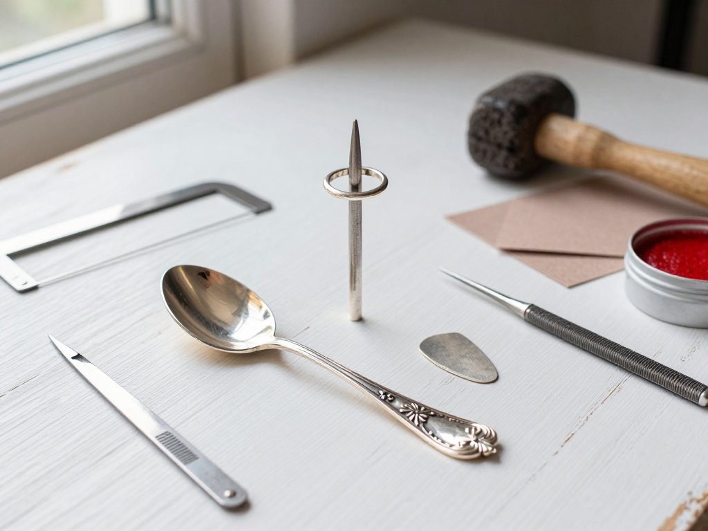 Spoon Rings from Silverware: Upcycled Jewelry DIY