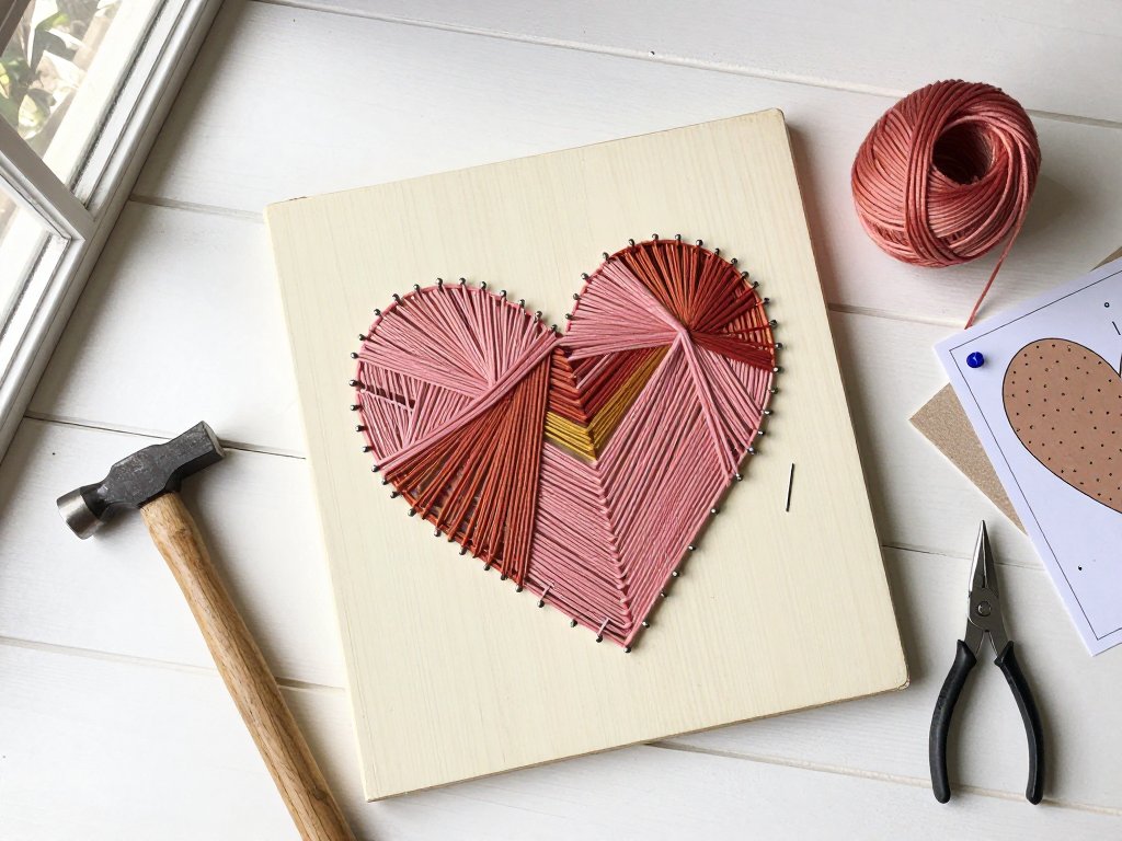 String Art for Beginners: Nail and Thread Wall Art