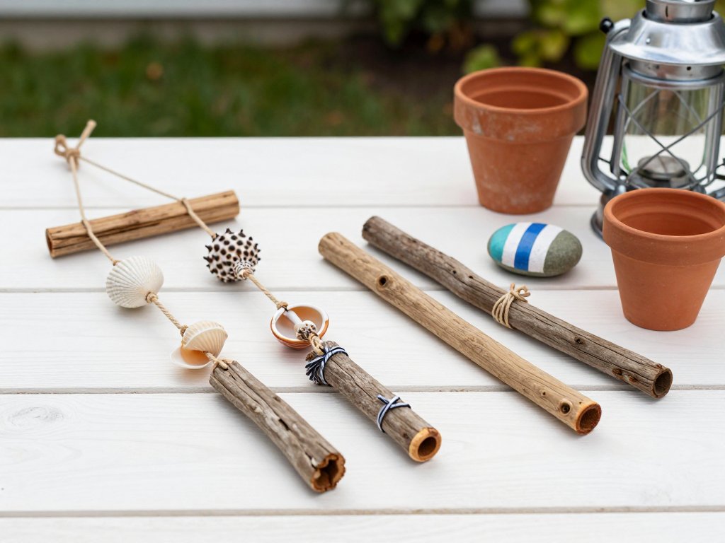 Summer Nature Crafts: Wind Chimes and Garden Decor