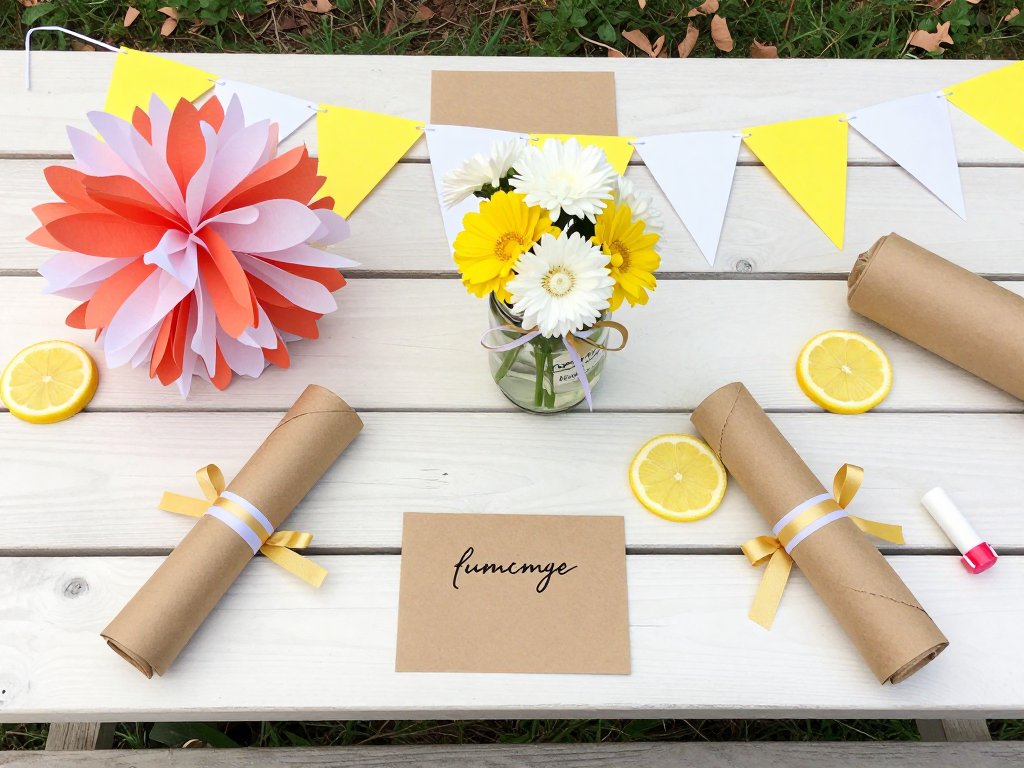 DIY Summer Party Decor: Table Crafts on a Budget