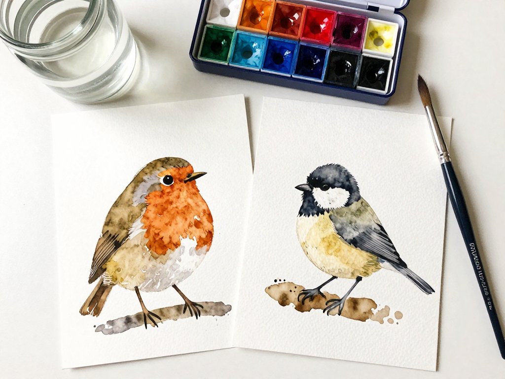 Watercolor Birds: Easy Beginner Painting Tutorial