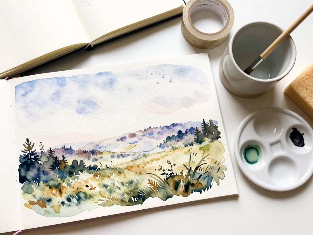 Wet-on-Wet Watercolor: Soft Blending for Beginners
