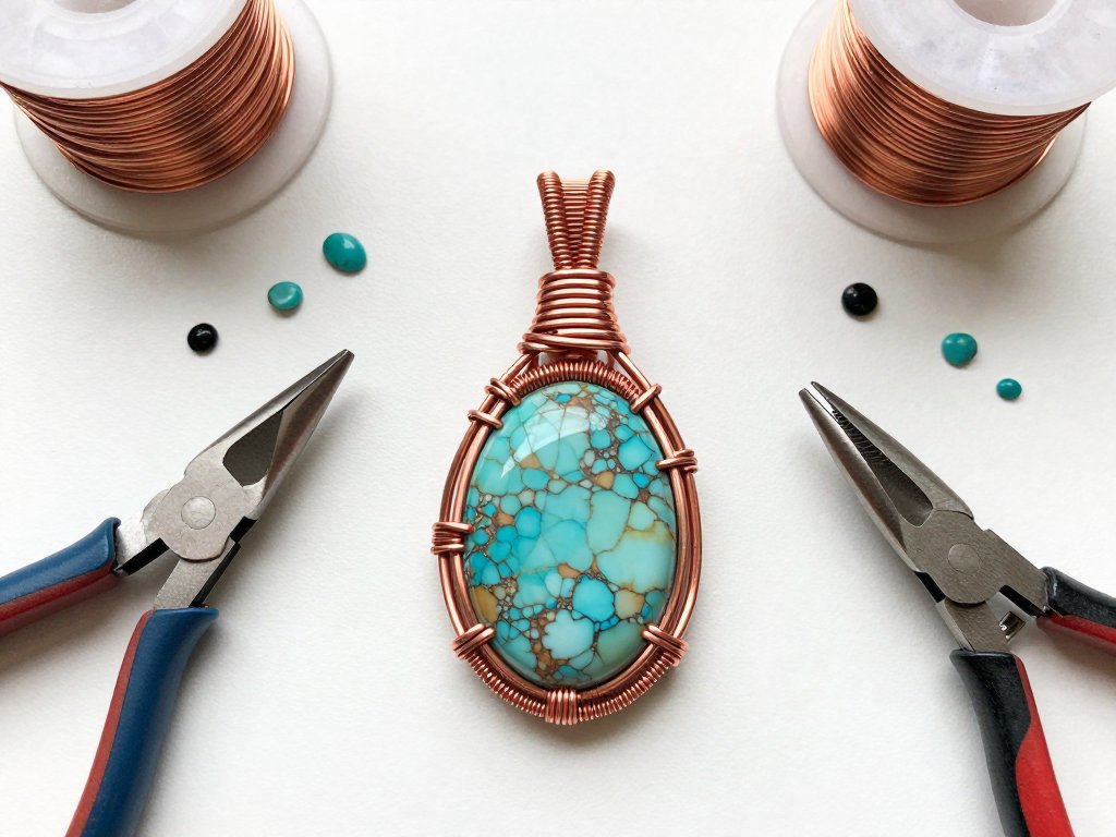 Wire Wrapped Pendants: Gemstone Setting Guide