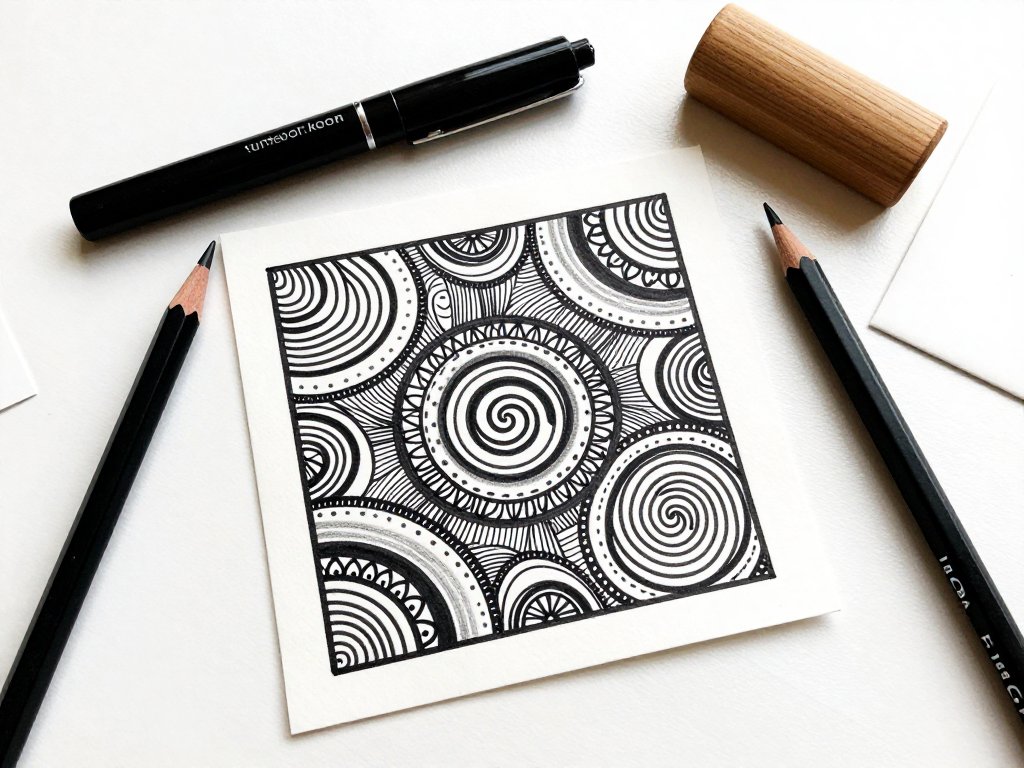 Zentangle for Beginners: Meditative Pattern Drawing
